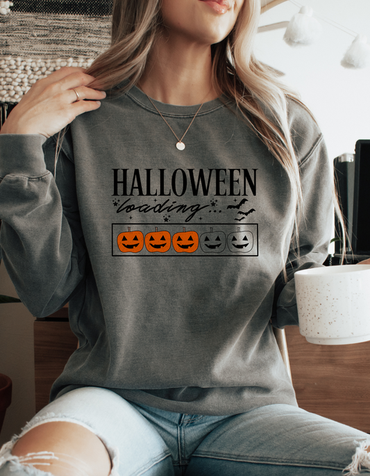 Halloween Loading - Thin Matte Clear Film Screen Print T-Shirt Transfer