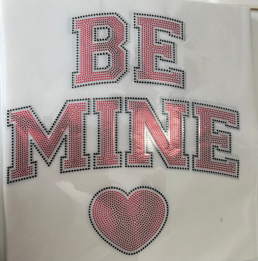 Be Mine - Red SPANGLE screen print