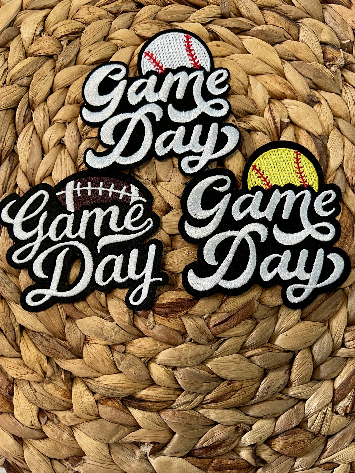 Game Day - 4" Chenille Patches