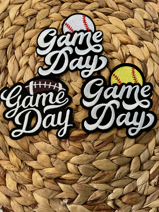 Game Day - 4" Chenille Patches