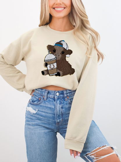 Highland Cow - Iced Coffee - Baseball Cap - Chenille Patch - T-Shirt Transfer