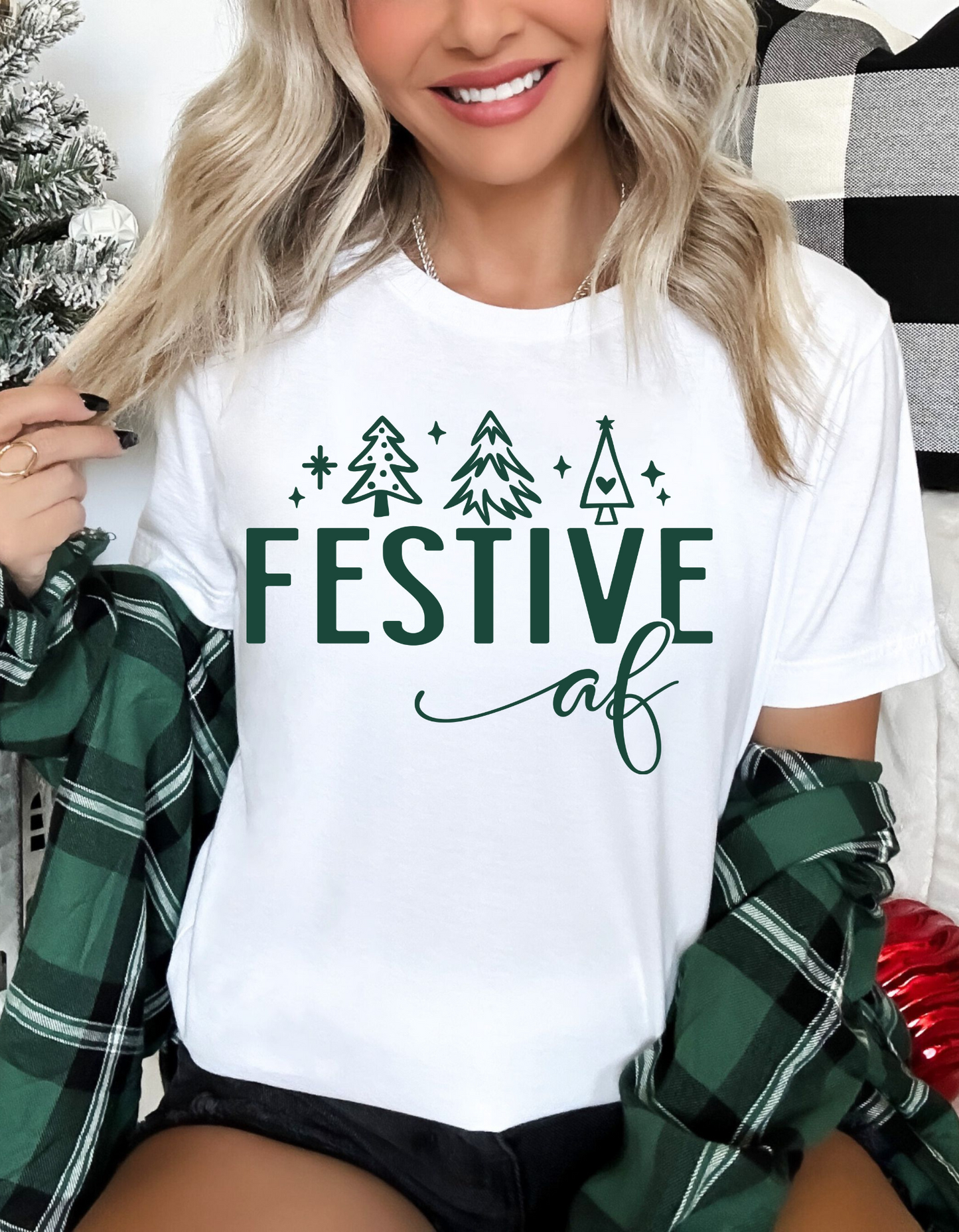 Festive AF - HUNTER GREEN INK